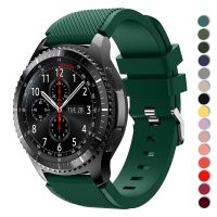 dbnxfrymk 20mm 22mm Band for Samsung Galaxy Watch 4 44mm 40mm 5 pro active 2 Gear s3 silicone correa bracelet Huawei watch GT/2/3 strap