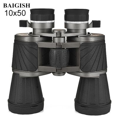 Baigish กล้องส่องทางไกล10X50ทหารรัสเซีย,กล้องส่องทางไกลแบบมองกลางคืนมืออาชีพสำหรับล่านก