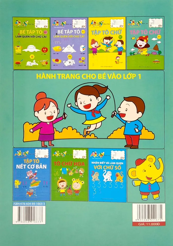 Fahasa - Hành Trang Bé Vào Lớp 1 - Tập Tô Chữ - Tập 2 (Từ 4 - 6 ...