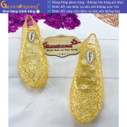 Giày nhựa nữ đi mưa giày nữ nhựa mềm in hoa cúc GLG125