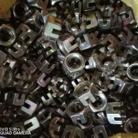 14 color-plated flower nut slotted female standard buckle standard tooth one shaft nut clutch shaft nut