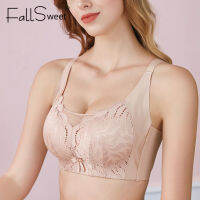 FallSweet Full Coverage No Wire Push Up s For Women Plus Size ssiere With Mesh