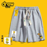 Drew Doll2023รุ่นร่วมฤดูร้อนใหม่กางเกงขาสั้นลำลองคู่กางเกงห้าจุดแบรนด์ยอดนิยมชายและหญิงรุ่นเดียวกัน