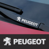 รถโลหะสัญลักษณ์หน้าต่าง Wiper สติกเกอร์สะท้อนแสง Decor Decals สำหรับ Peugeot 206 207 307 3008 2008 308 408 508 301 208