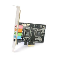 Hot คุณภาพสูง PCI-E Audio Digital Sound Card 5 1 Solid Capacitors CMI8738 6H ชิปเซ็ต CD Driver