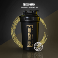 [ลดเพิ่ม 15%] The SPHERIX Shaker with Blender Ball - Monster Moose - เชคเกอร์สเฟียริกซ์ฐานโค้งพร้อมลูกบอลสเตนเลส