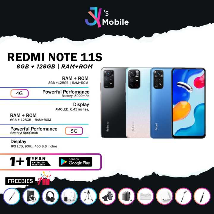 REDMI Note 11S 4G [8GB RAM 128GB ROM] / 5G [6GB RAM 128GB ROM ...