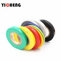 1Pcs Senior electrical tape insulation tape wire electrical PVC waterproof tape cloth width 1.0cm long 18 meters 8 colors Adhesives  Tape