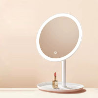 Mirror กระจกแต่งหน้า LED พร้อมโคมไฟตั้งโต๊ะ กระจกโต๊ะเครื่องแป้ง กระจกบานเล็ก มีสไตล์