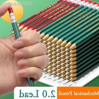 ◊❦ Plastic Automatic Mechanical Pencil 2.0 With Replaceable Black Refill Color Lead Sharpener Hexagonal Barrel For Smooth Writing