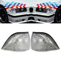 1 Pair Car Clear Corner Light Lens Turn Signal Lamp Shell Fit For BMW E36 3 Series 2Door Coupe/Convertible 323i 325i 1992-1998