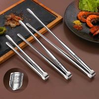 Grill Tongs Meat Cooking Utensils For BBQ Baking Silver Kitchen Accessories Camping Supplies Free Shipping Item Barbecue Clip Cooking Utensils