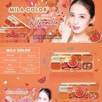 MC5032 ไอแชโดว์ MILA  COLOR 8เชดสีในตลับเดียว อายแชโว์โทนส้มอิฐ ที่ทาเปลือกตา  สีสวยติดทนนาน??