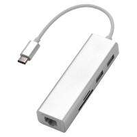 USB Amagogo 3.1 Type-C ถึงพอร์ต USB3.0พร้อมเครื่องอ่านกิกะบิตอะแดปเตอร์