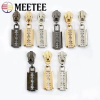 ✻ 10/20Pcs 5 Zipper Head Sliders For Metal/Nylon/Resin Zippers By The Meter Bag Decor Zip Pulls Repair Kit DIY Sewing Accessories