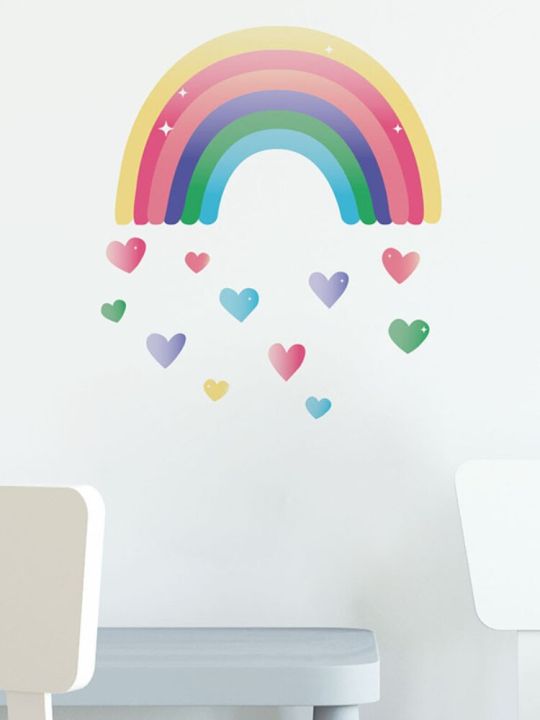 cartoon-love-rainbow-wall-sticker-for-kids-child-rooms-living-room-bedroom-decorations-wallpaper-colored-mural-nursery-stickers-tapestries-hangings