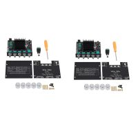 2X ZK-MT21 2.1 Channel Bluetooth 5.0 Subwoofer Amplifier Board 50WX2+100W Power Stereo Amplifier Board Bass AMP AUX