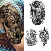 hot【DT】 Temporary Sticker Wolf Flash Feather Tatto Woman Fake Sleeve Tatoo Man