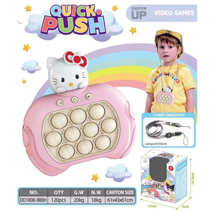 Cartoon Lovely Kuromi Cinnamoroll Melody POP IT Machine Gift Game