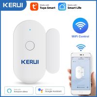 KERUI Tuya Smart Home WiFi Door Sensor Alarm Window Open Closed Detectors Magnetic Switch APP Alert Car Garden Security System Household Security Syst