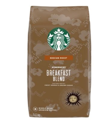 TPA-STARBUCKS BREAKFAST BLEND (WHOLE BEAN) เมล็ดกาแฟสตาร์บัคส์แท้ 100% เกรดพรีเมี่ยม ขนาด 1.13 kg (พร้อมส่ง ขนาดสุดคุ้ม)!!