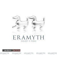 Eramyth jewelry ต่างหูปักก้าน เงินแท้ 92.5% น้องหมา ฟ่นทราย สไตล์เกาหลี สินค้ามาตรฐานส่งออก