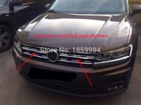 Refit เครื่องดูดควันด้านหน้าตะแกรงตะแกรงเหล็ก Mesth Trim สำหรับ Vw Tiguan 2 Mk2รุ่นยุโรป