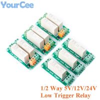 5V/12V/24V 1 2 Channel Relay Module Low Level Trigger Solid State Relay DC Control Board Module DC Single Phase Device