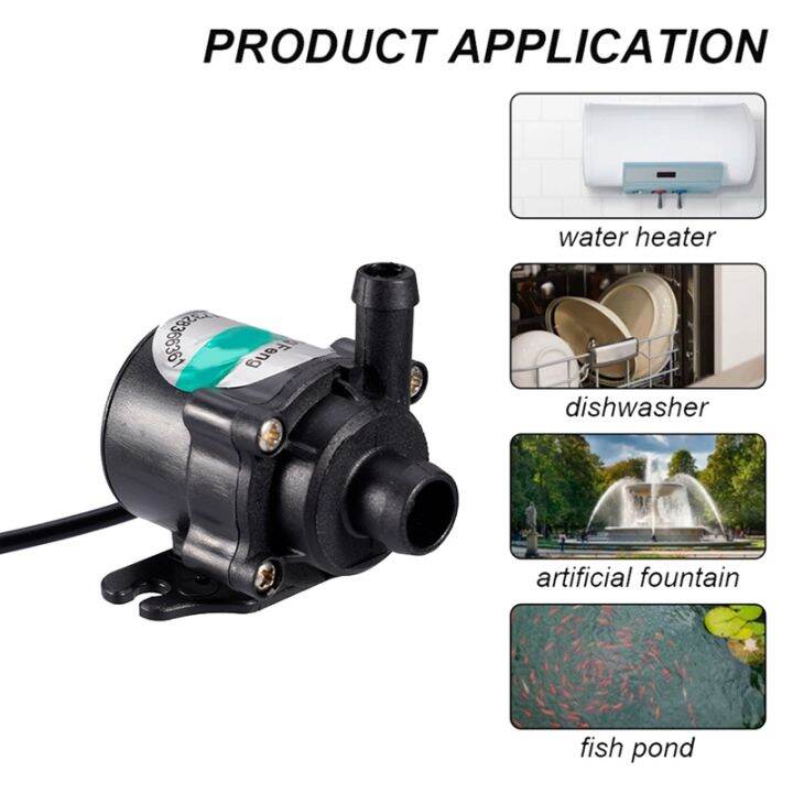 mini-solar-water-pump-10w-12v-brushless-solar-panel-kit-black-for-fish-water-pool-garden-decoration