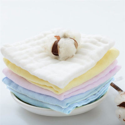 4pcLot Baby Towels 28*28CM Baby Face Towel Fashion 100 Cotton Candy Colors Kids Towel