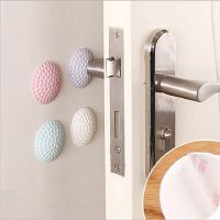 1PCS Self Adhesive Door Stopper Wall Protectors Door Handle Bumpers Buffer Guard Stoppers Silencer Crash Pad Baby Doorknob Locks Decorative Door Stops