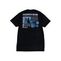 เสื้อยืด Distro Man Bandung Baju Atasan Morphins Violence Original Black Arm Carton ขนาด L และ XL