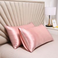 Pillowcase 100 Silk Pillow Cover Silky Satin Hair Beauty Pillow Case Comfortable Pillow Case Home Decor Wholesale