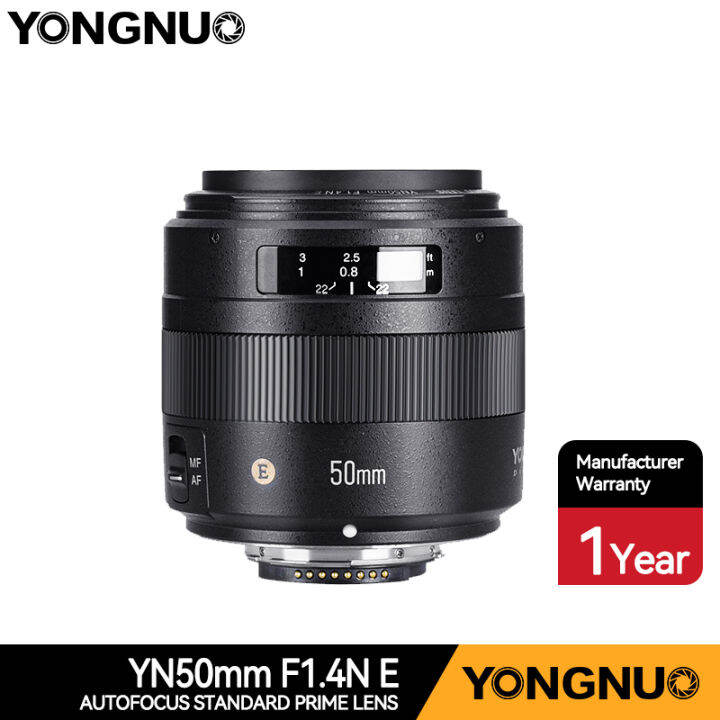 YONGNUO YN50mm F1.4NE Standard Prime Lens Autofocus Manual Focus for