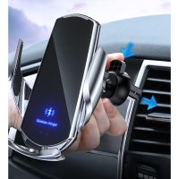 Premium Car Wireless Charger Mobile Phone cket Induction Opening Closing Navigation Fixing Frame Fast Charging Auto Holder