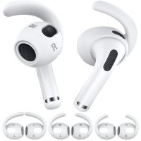 3คู่ SML ซิลิโคนอ่อนนุ่มหูฟังหูฟัง Earpods ปก Eartip หูปีกตะขอหมวกสำหรับ Airpods 3บลูทูธหูฟัง Essory