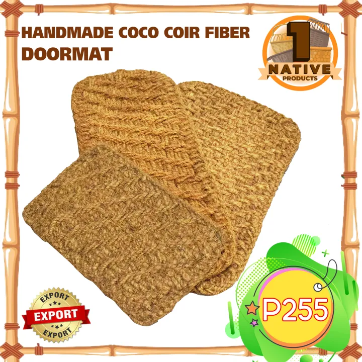 1NativeProducts Eco Friendly Coco Coir Doormat 1Native piece Real