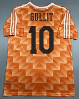 เสื้อฟุตบอล ย้อนยุค ทีมชาติ ฮอลแลนด์ 1988 เหย้า Retro Holland Netherlands Home พร้อมเบอร์ชื่อ 10 GULLIT เรโทร คลาสสิค