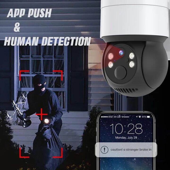 กล้องวงจรปิดโซล่าเซลล์2k-4mp-wifi-พลังงานแสงอาทิตย์-ptz-กล้อง-human-detection-security-การเฝ้าระวังกล้องวีดีโอพร้อมแผงโซล่า-ชาร์จ-li-แบตเตอรี่app-icsee