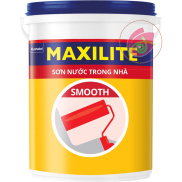 Sơn tường MAXILITE SMOOTH INTERIOR sơn nước nội thất màu trắng , hồng