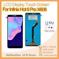 100% ทดสอบคุณภาพสูงของแท้6.0นิ้วสำหรับ Infinix Hot 6 Pro X608แผงจอแสดงผล LCD แบบสัมผัสหน้าจอส่วนที่เอาออกได้