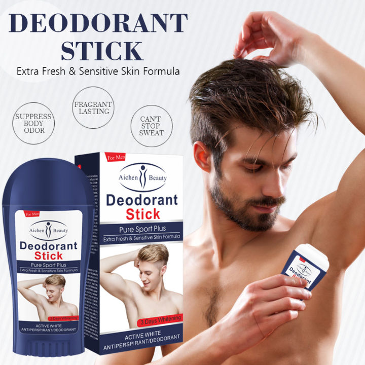 aichun-deodorant-stick-ป้องกันเหงื่อและไห้ตัวหอม-ระงับเหงื่อใต้วงแขน-ขจัดกลิ่นเหงื่อ-กลิ่นหอมบางเบา-ติดทน-ครีมกันเหงื่อสำหรับผู้ชาย-ระงับกลิ่นกาย-ครีมกันเหงื่อ-สารส้มสเปรย์-โรลออนผู้ชาย-เหงื่อ-สเปรย์ร