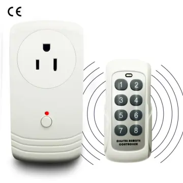 AC 220V 240V 13A Remote Control Power Outlet Socket British