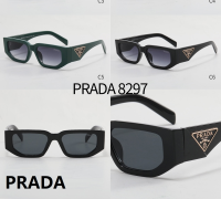 แว่นตากันแดด PRADA 2023ใหม่สำหรับผู้หญิงและผู้ชายกรอบสี่เหลี่ยมแว่นตากันแดดสำหรับทั้งหญิงและชายขับรถท่องเที่ยวของขวัญสมบูรณ์แบบแว่นตากันแดดย้อนยุค