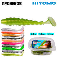 PROBEROS 50PCS พลาสติกอ่อนตกปลา Lure 6cm-7cm-7.5cm ประดิษฐ์ T Tail ปลาปลอม Swimbait Minnow Zman หนอนนุ่มหล่อเหยื่อตกปลาชุด DW6105