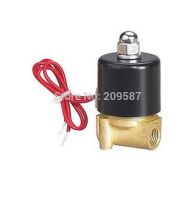 【Thriving】 CS Agro 220โวลต์ AC 1/4 "ไฟฟ้า Solenoid V Alve น้ำอากาศก๊าซน้ำอากาศ2W025-08