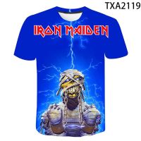 2023 neiron Maiden 3D T เสื้อลำลองผู้ชายผู้หญิงแฟชั่น hip hop แขนสั้น streetwear COOL พิมพ์เสื้อ TE E