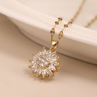 【DT】hot！ Double-layer Rotatable Necklaces Chain Choker Jewelry Accessories Shipping Items