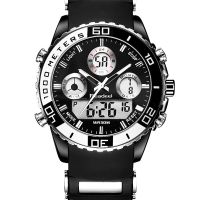 Top Luxury Brand Quartz Men Sport Watches Mens Quartz Rubber LED Analog Clock Man Military Waterproof Watch relogio masculino