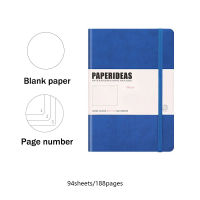 A5 Hardcover Bullet Notebook Acid Free Paper 94 Sheets Journal Diary Writing Planner Agenda 2021 School Supplies Stationery